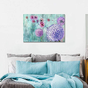 Wall Art for Bathroom, Yellow Daisy Flower Painting Print on Canvas for Spa Office Living Dining Room Over the Master Bedroom Wall Decoration Modern Canvas Prints and Posters Artwork Floral in Bottle