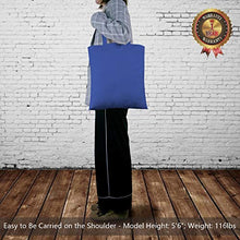 Load image into Gallery viewer, TOPDesign 5 | 12 | 24 | 48 | 192 Pack Economical Cotton Tote Bag, Lightweight Medium Reusable Grocery Shopping Cloth Bags, Suitable for DIY, Advertising, Promotion, Gift, Giveaway, Activity (5-Pack)