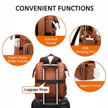 Load image into Gallery viewer, Laptop Backpack Women Teacher Backpack Nurse Bags, 15.6 Inch Womens Work Backpack Purse Waterproof Anti-theft Travel Back Pack with USB Charging Port (Grey)