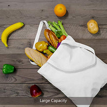 Load image into Gallery viewer, TOPDesign 5 | 12 | 24 | 48 | 192 Pack Economical Cotton Tote Bag, Lightweight Medium Reusable Grocery Shopping Cloth Bags, Suitable for DIY, Advertising, Promotion, Gift, Giveaway, Activity (5-Pack)