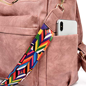 Women's Fashion Backpack Purses Multipurpose Design Convertible Satchel Handbags and Shoulder Bag PU Leather Travel bag