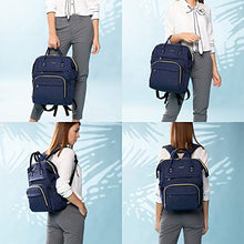 Load image into Gallery viewer, Laptop Backpack Women Teacher Backpack Nurse Bags, 15.6 Inch Womens Work Backpack Purse Waterproof Anti-theft Travel Back Pack with USB Charging Port (Grey)