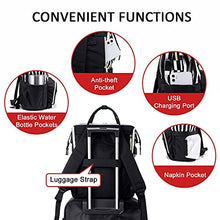 Load image into Gallery viewer, Laptop Backpack Women Teacher Backpack Nurse Bags, 15.6 Inch Womens Work Backpack Purse Waterproof Anti-theft Travel Back Pack with USB Charging Port (Grey)