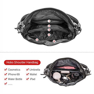 Handbags for Women Large Designer Ladies Hobo bag Bucket Purse Faux Leather