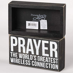 Primitives by Kathy Classic Box Sign, 8 x 12-Inches, Serenity Prayer