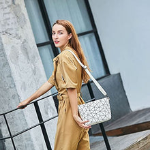 Load image into Gallery viewer, Women Fashion Handbags Tote Bag Shoulder Bag Top Handle Satchel Purse Set 4pcs (Beige)