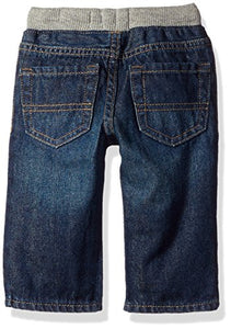 Baby Boys' Toddler Pull On Straight Jeans, Aged Stone, 2T