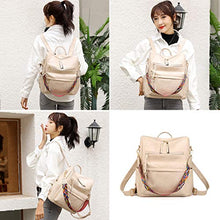 Load image into Gallery viewer, Women&#39;s Fashion Backpack Purses Multipurpose Design Convertible Satchel Handbags and Shoulder Bag PU Leather Travel bag
