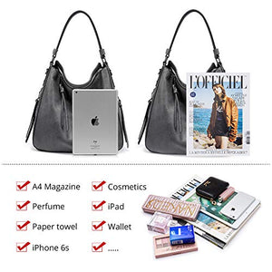 Handbags for Women Large Designer Ladies Hobo bag Bucket Purse Faux Leather