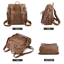 Load image into Gallery viewer, Women&#39;s Fashion Backpack Purses Multipurpose Design Convertible Satchel Handbags and Shoulder Bag PU Leather Travel bag