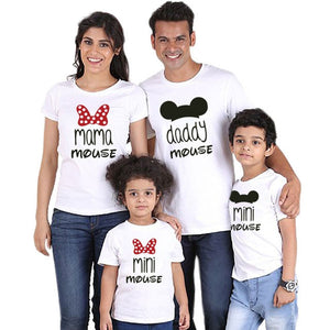 casual wear
 Family suitable
 Clothes Daddy Mama very small Mouse Mommy & Me small Tshirt Printing Woman lovish style
 Baby Girl Dress Big Sister