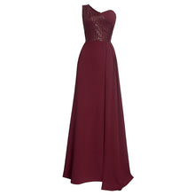 Load image into Gallery viewer, New European And American Foreign Trade African Women&#39;s Sloping Shoulder Sexy Long Dress