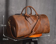 Load image into Gallery viewer, Retro Men&#39;s Hand Luggage Bag European And American Crazy Horse Leather