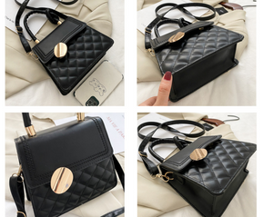 Small Square Stiletto Shoulder Bag For Women, Korean Fashion
