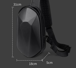 Men's Messenger Bag Street Trend Shoulder Multifunctional Motorcycle Riding Chest