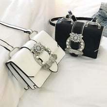 Load image into Gallery viewer, Fashion Designer Famous Bags For Women Designer Diamond Lock Bags Quality PU Leather Women Handbags Elegant Lady Shoulder Bags