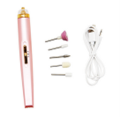 Manicure Machine Set Electric Nail Drill Machine Cordless USB Rechargeable with LED Cutters Mill for Manicure Pedicure
