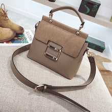 Load image into Gallery viewer, Women Bag Vintage Shoulder Bags 2021 Buckle PU Leather Handbags Crossbody Bags For Women Famous Brand Spring Sac Femme Women Bag Vintage Shoulder Bags 2021 Buckle PU Leather Handbags Crossbody Bags F