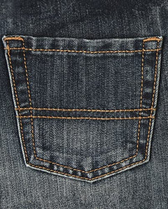Boys Basic Bootcut Jeans, Dustbowl Wash, 5 slim