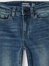 Load image into Gallery viewer, Essentials Kids Boys Stretch Slim-Fit Jeans, Kumo Dark Wash, 6 Husky