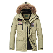 Load image into Gallery viewer, Winter Thick Warm Mid-long Length White Duck Down Parka
