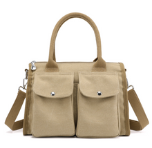 Load image into Gallery viewer, Canvas Women Bags for Women 2021 Doctor Bag Ladies Hand Bags Handbag Designer Totes Casual Canvas Crossbody Bag Shoulder Hobo
