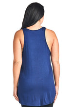 Load image into Gallery viewer, Stay Trippy Little Hippie Flowy Tank Top Plus