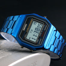 Load image into Gallery viewer, Mens Retro Electronic Watch Steel Band Lightweight Watch