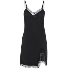 Load image into Gallery viewer, Lace dress with split suspenders