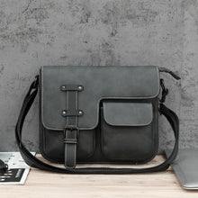 Load image into Gallery viewer, Leather Shoulder Multi Pocket Business Small Shoulder Bag Messenger Casual Retro