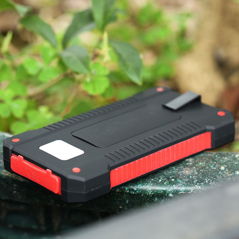 Waterproof Portable Solar Powered Phone Battery Charger  20000mAh