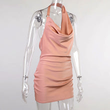Load image into Gallery viewer, Summer New Temperament Satin Dress
