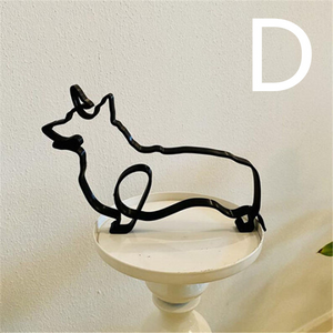 Dog Abstract Art Sculpture