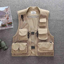 Load image into Gallery viewer, Multi-Pocket Fishing Hunting Vest