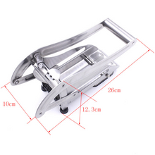 Load image into Gallery viewer, kitchen gadgets 2 Blades Potato Cutter Chopper Stainless French Fries Slicer for kitchen cortador de vegetales Home Kitchen Tool