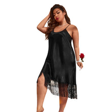 Load image into Gallery viewer, Women&#39;s Fringed Suspender Dress Simulation