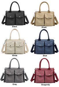 Canvas Women Bags for Women 2021 Doctor Bag Ladies Hand Bags Handbag Designer Totes Casual Canvas Crossbody Bag Shoulder Hobo