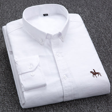 Mens cotton oxford casual shirt
