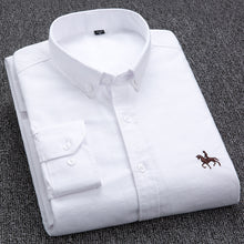 Load image into Gallery viewer, Mens cotton oxford casual shirt