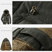 Load image into Gallery viewer, Mens Thick Multi Pockets Windproof Detachable Hooded Jacket