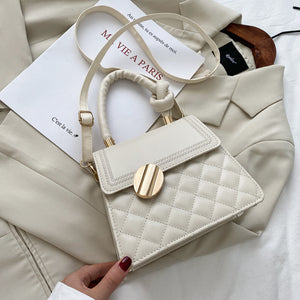 Small Square Stiletto Shoulder Bag For Women, Korean Fashion