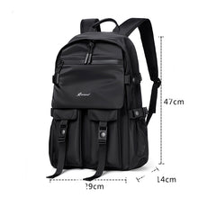 Load image into Gallery viewer, Backpack Men&#39;s Casual Waterproof Travel Computer Bag Large Capacity Student Schoolbag Women