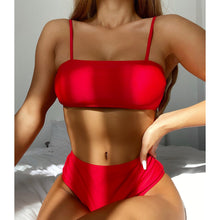 Load image into Gallery viewer, printed 3PCs Women Fashion Bikini Set Swimwear
