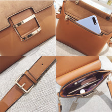 Load image into Gallery viewer, Women Bag Vintage Shoulder Bags 2021 Buckle PU Leather Handbags Crossbody Bags For Women Famous Brand Spring Sac Femme Women Bag Vintage Shoulder Bags 2021 Buckle PU Leather Handbags Crossbody Bags F