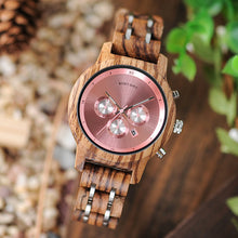 Load image into Gallery viewer, P18 Wooden Watches for Lovers Wood and