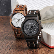 Load image into Gallery viewer, P18 Wooden Watches for Lovers Wood and