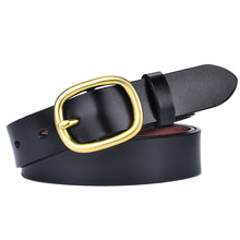 Load image into Gallery viewer, Belt ladies leather pure leather belt female simple wild Korean 2019 new with jeans decorative women&#39;s