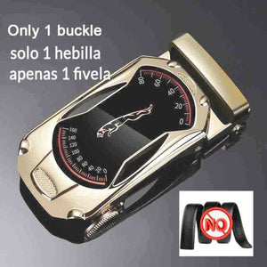 Belts Men Sports Car Luxury Brand Designer Fashion Automatic Buckle