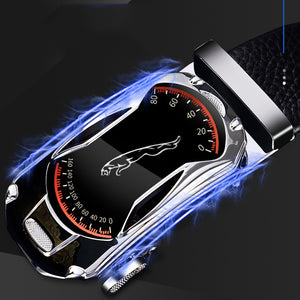 Belts Men Sports Car Luxury Brand Designer Fashion Automatic Buckle