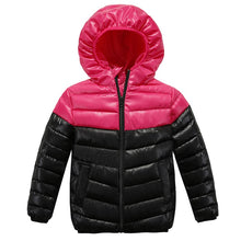 Load image into Gallery viewer, Boys Blue winter coats &amp; Jacket kids Zipper jackets Boys thick Winter jacket high quality Boy Winter Coat kids clothes